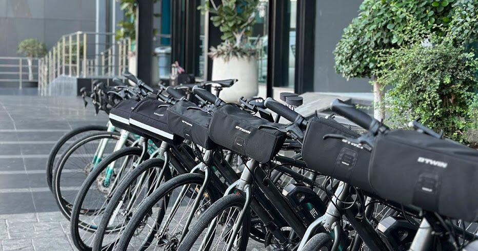 E-touring bikes available for rent at Thailand Cycle Tours, featuring comfortable electric bicycles with pedal assistance, ideal for exploring Thailand’s scenic countryside, coastal routes, national parks, and multi-day cycling adventures.