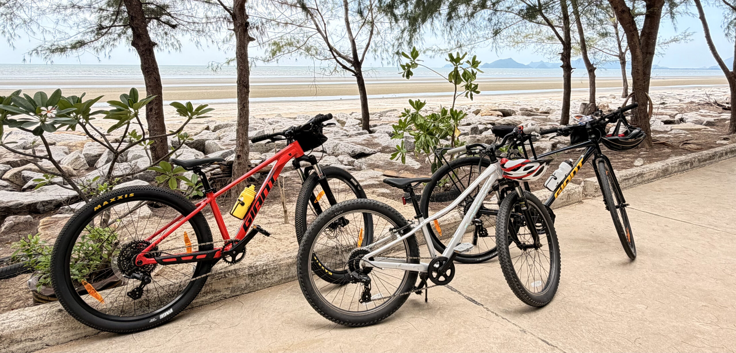 Kids' bike rentals in Thailand from Thailand Cycle Tours, featuring child-friendly bicycles for family cycling holidays, scenic coastal rides, and safe cycling adventures through Thailand's beaches, countryside, and national parks.