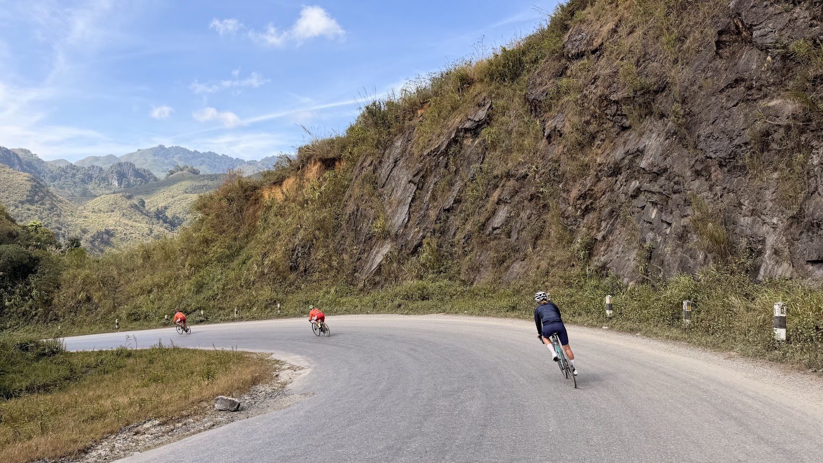 downhill