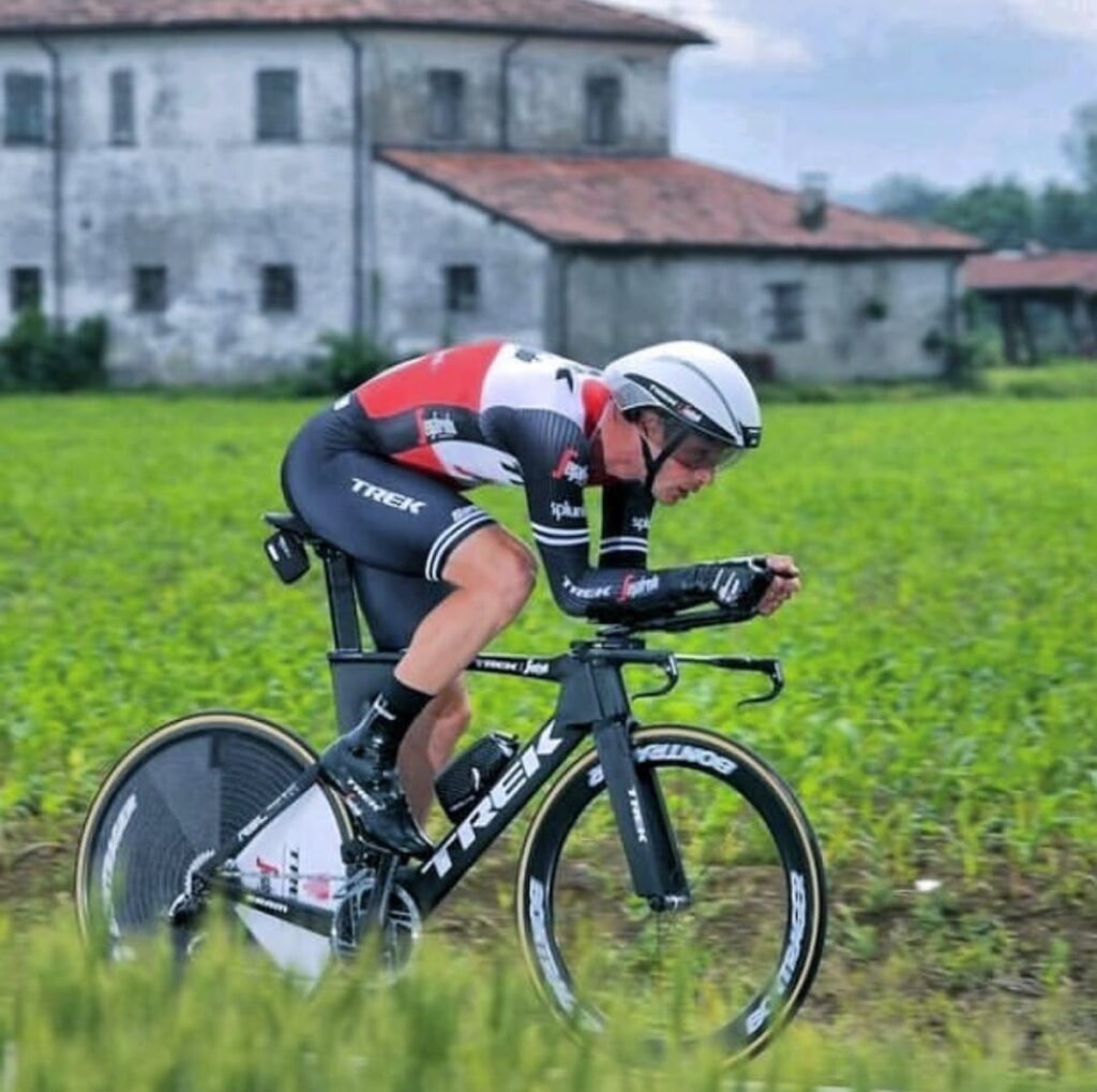 Will Clarke cycling during triathlon training – coming to Thailand Cycle Tours 2027
